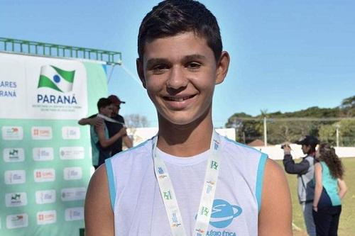 Campeão do pentatlo nos Jogos Escolares da Juventude, João Ricardo Canonico foi convocado para defender o time nacional nos Jogos Sul-Americanos Escolares, na Bolívia / Foto: Assessoria de Imprensa/Divulgação